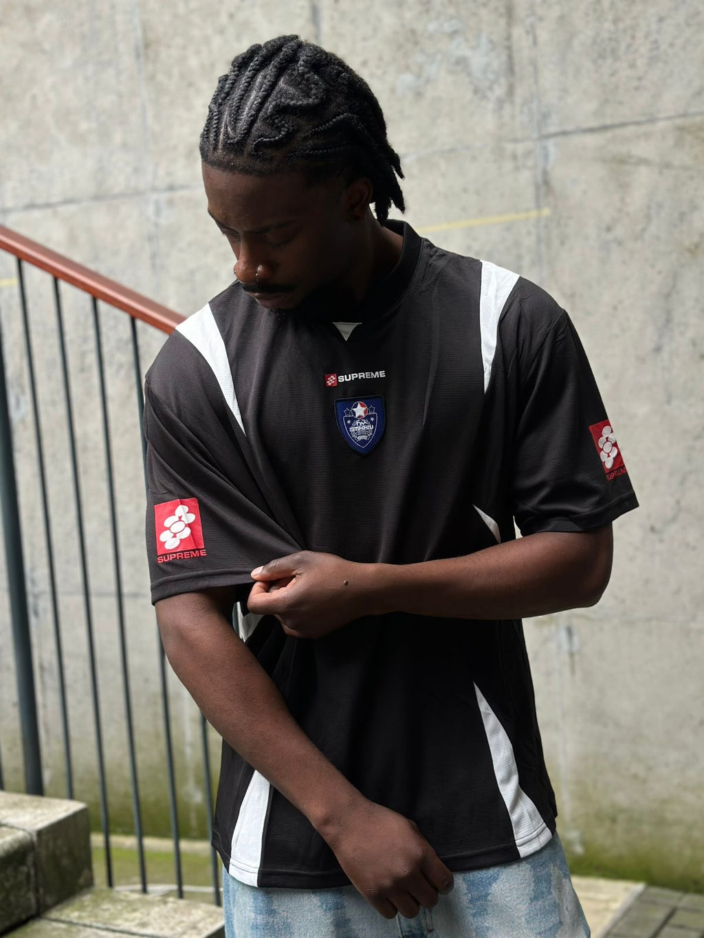Camiseta supreme negra