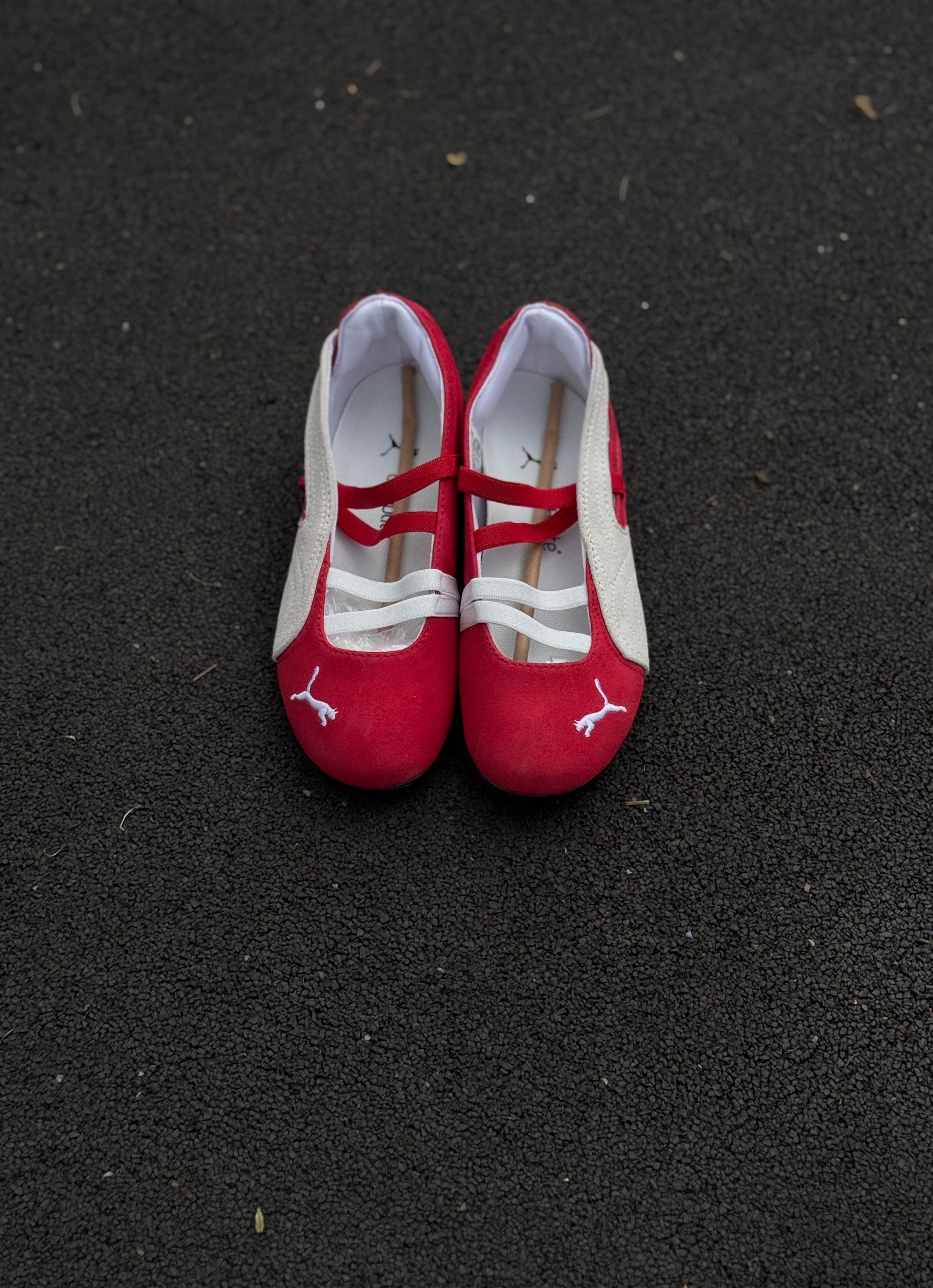 Puma flats speedcat ballet “rojo”