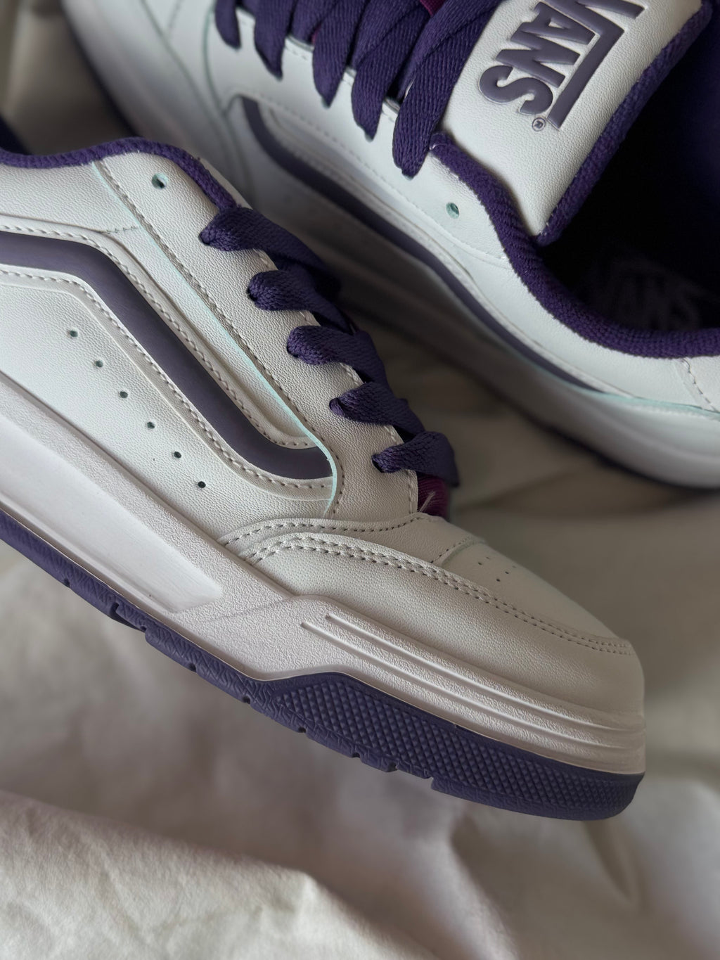 Vans hylane blanca-lila