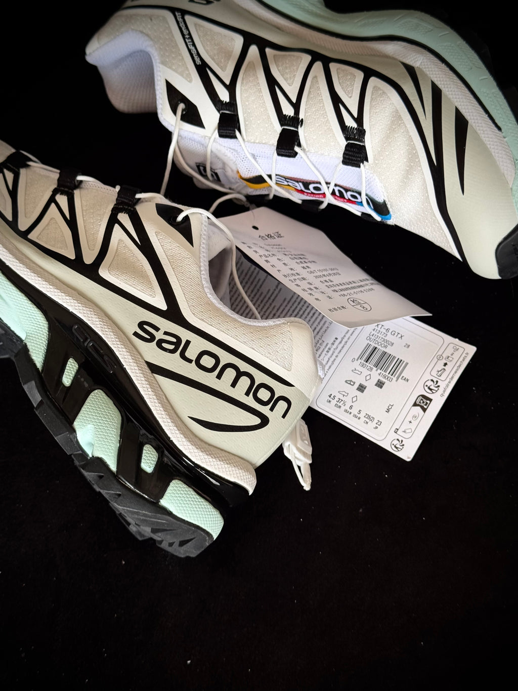 Salomón xt6 “blanco azul”