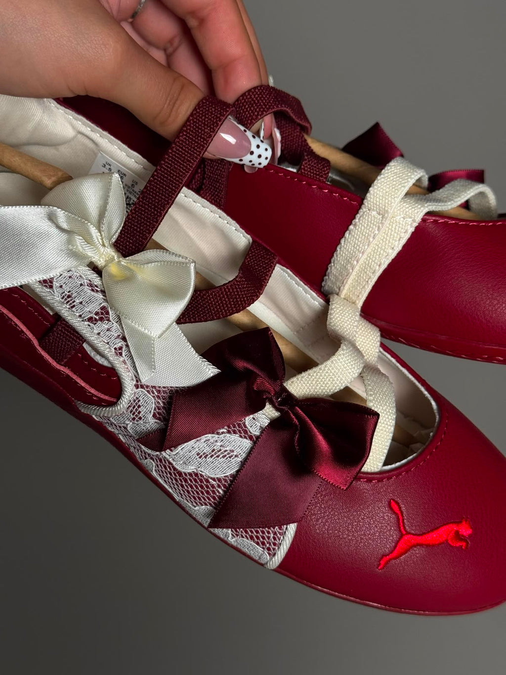 Puma SpeedCat ballet “encaje burgundy “