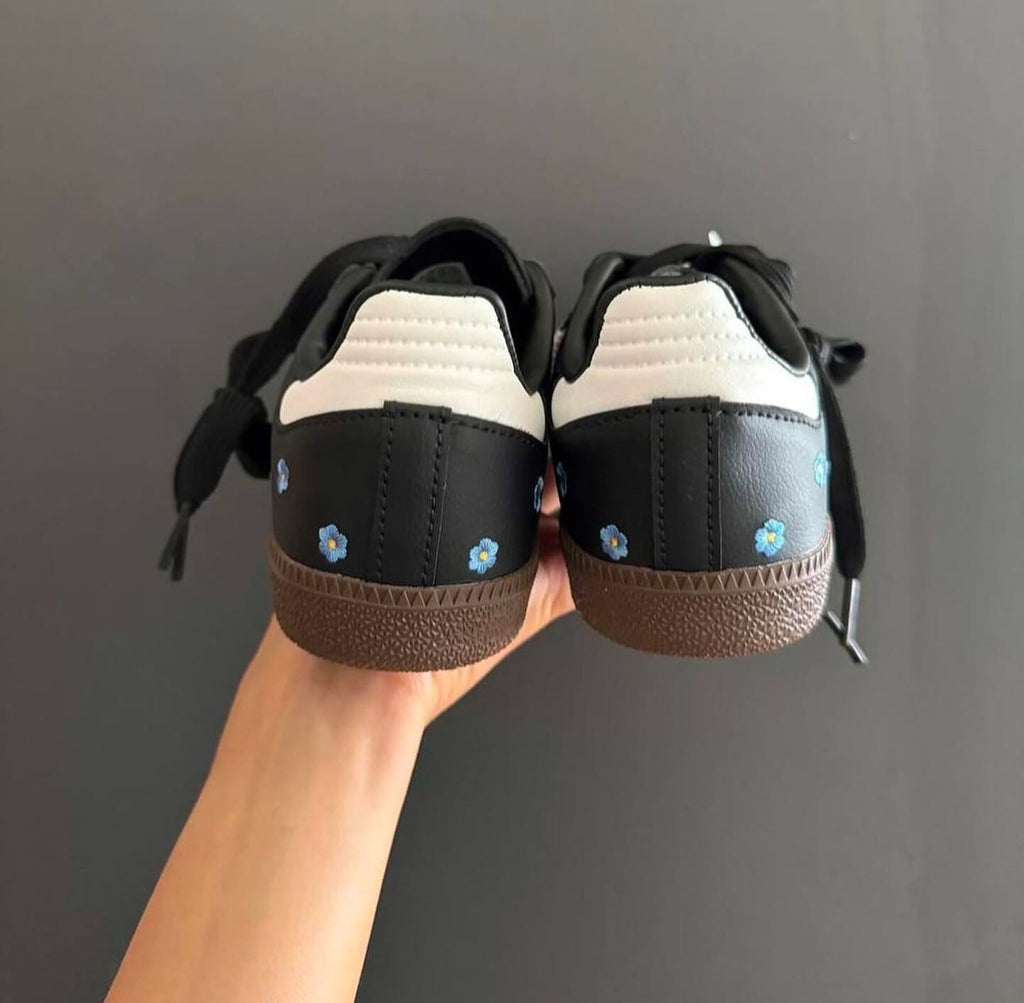 adidas Samba OG black Floral