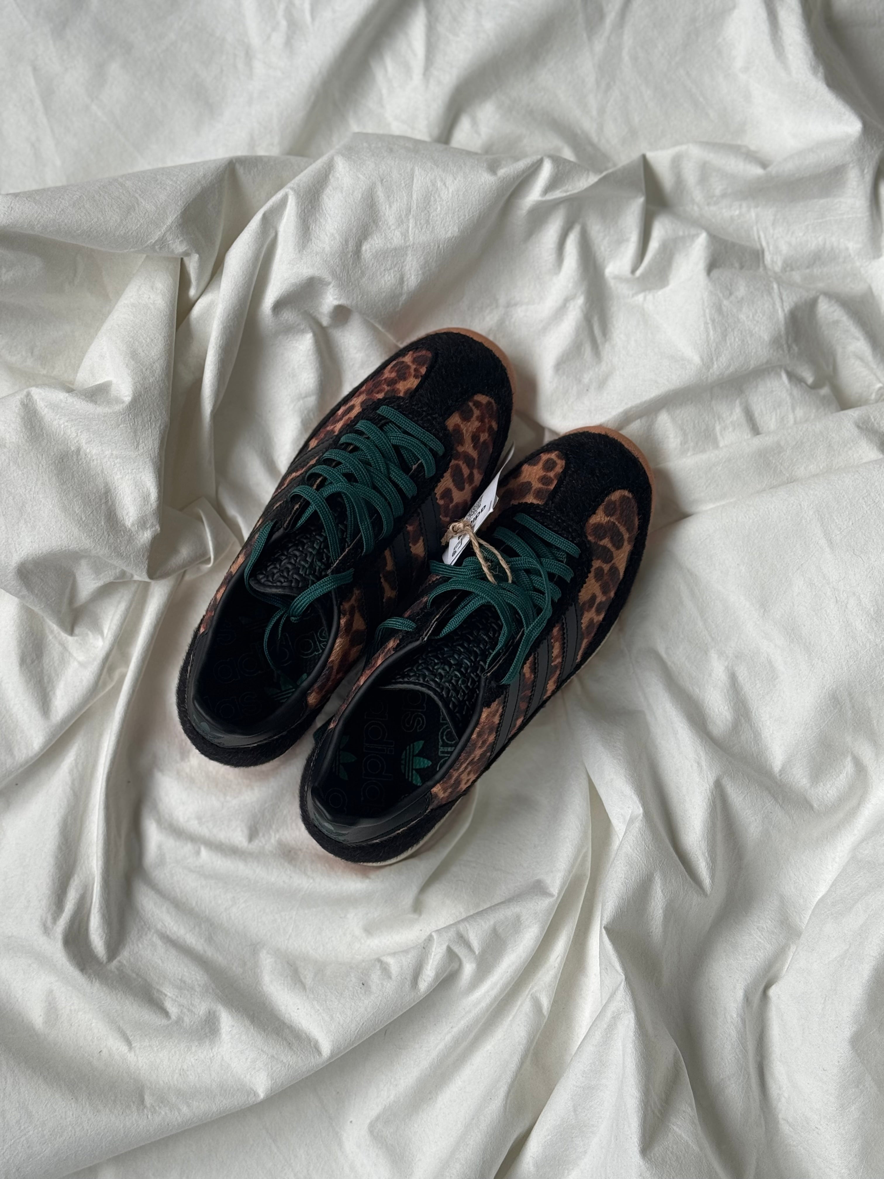 Adidas Sl 72 og "Leopard Print Collegiate Green"