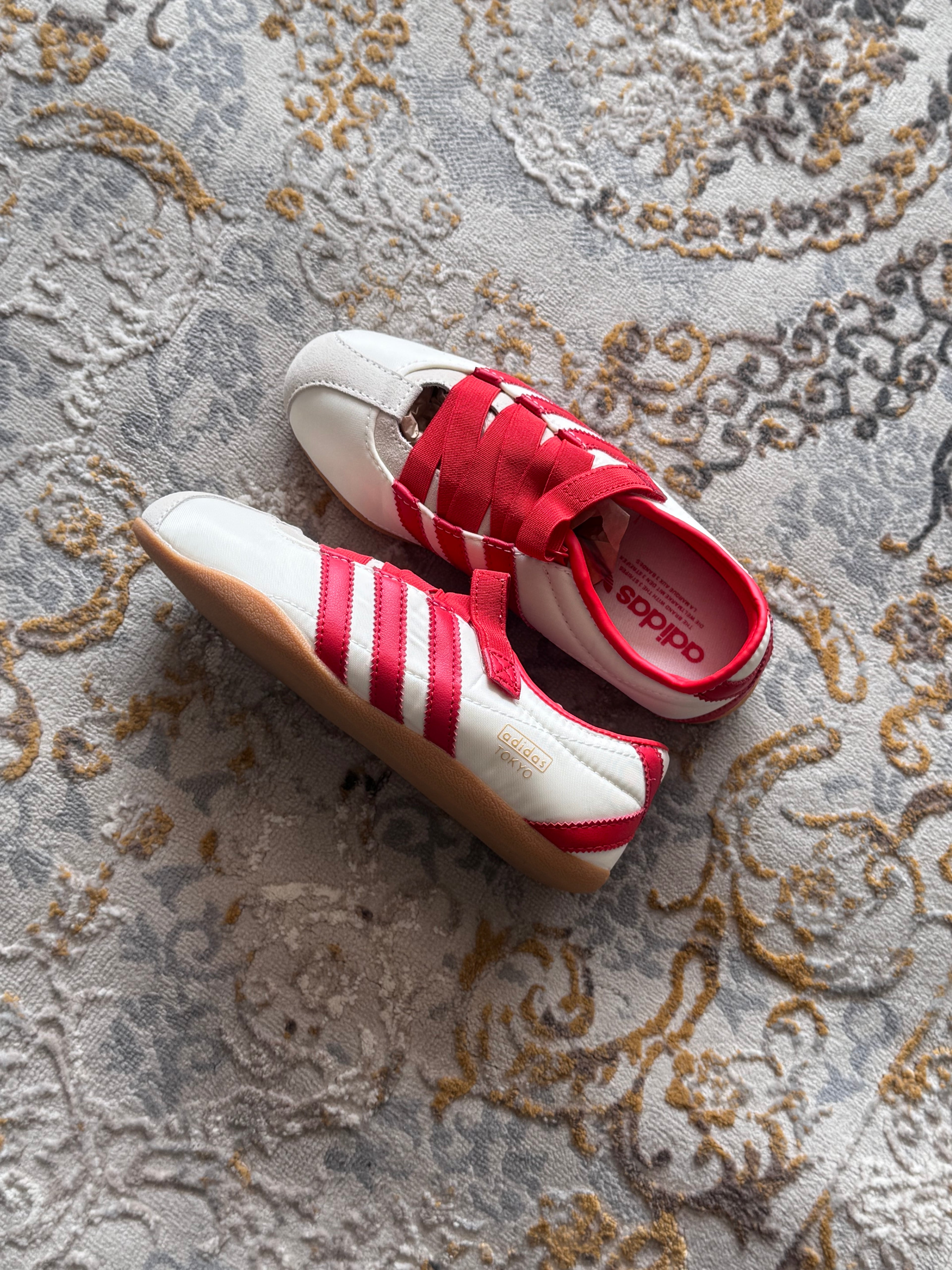 Adidas tokyio mj -bailarina “blanco rojo”