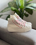 Converse plataforma san Valentín
