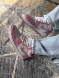 Air Jordan 1 pink x swarovski