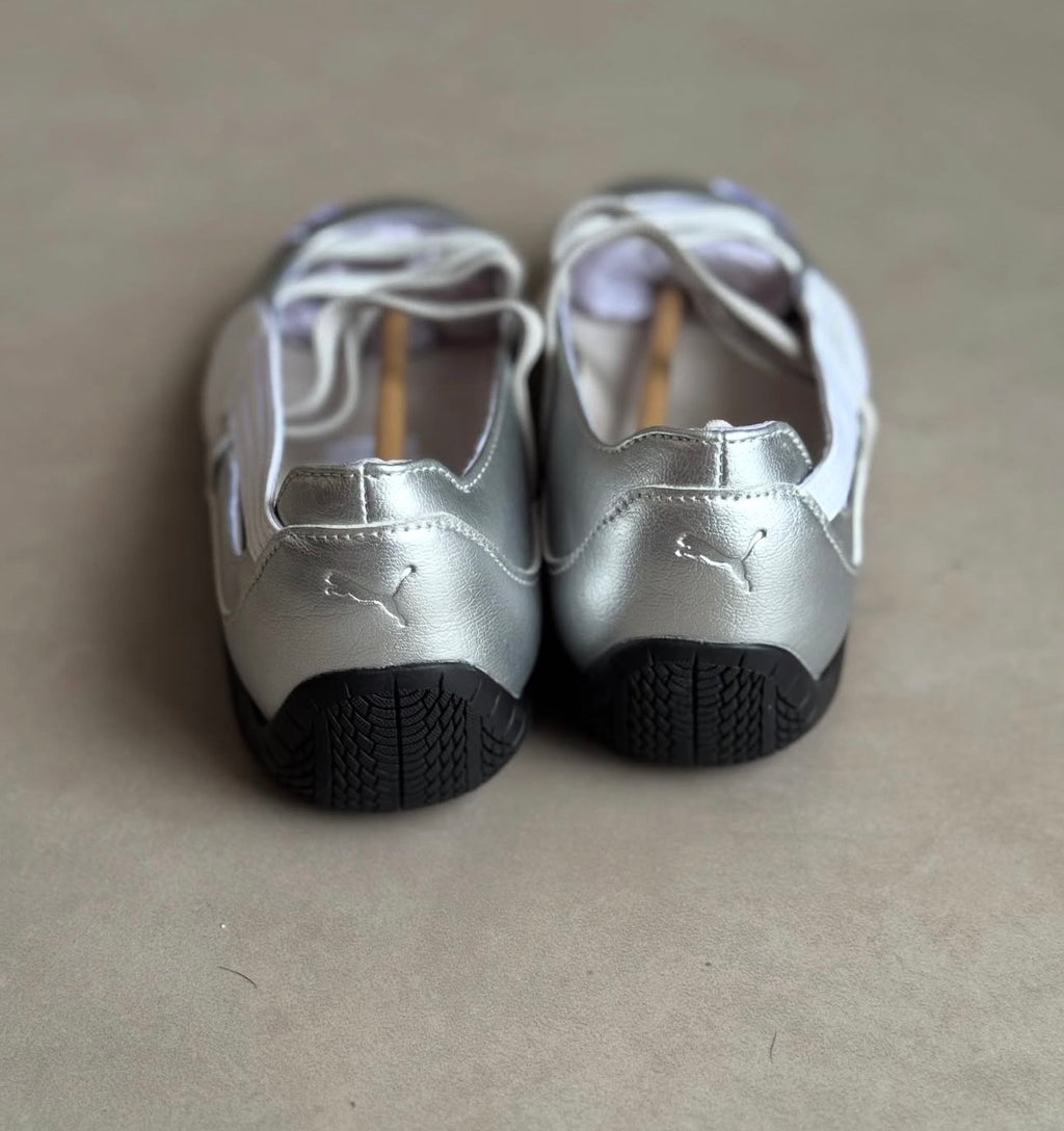 Puma speedcat “flats ballet” silver