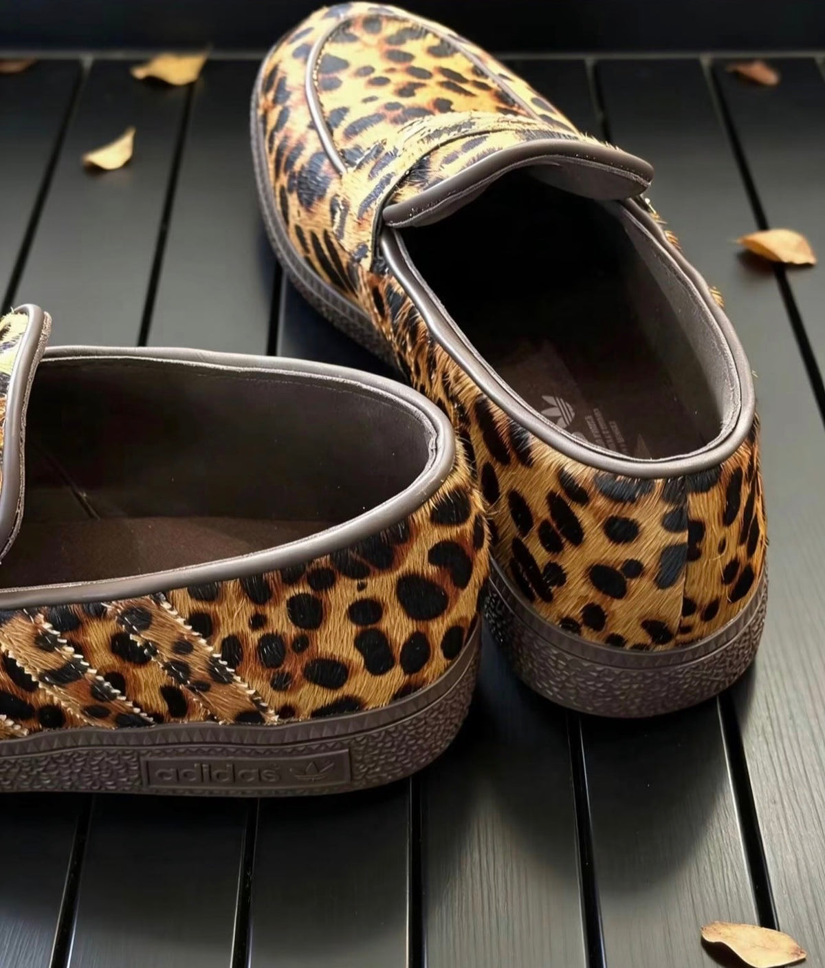 Adidas spezial leopard print