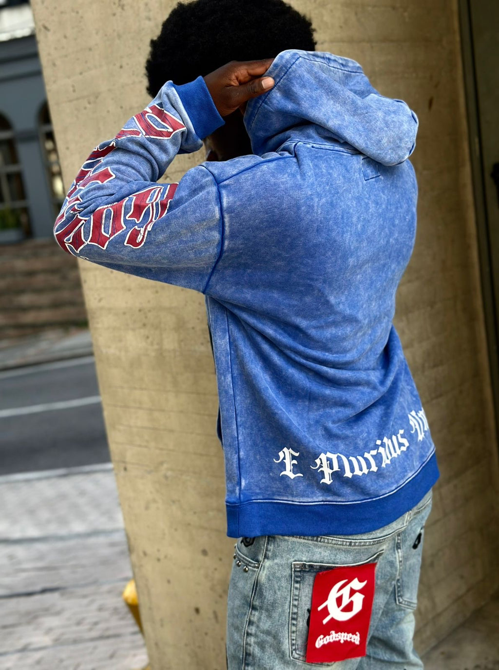 Hoodie Godspeed “azul”