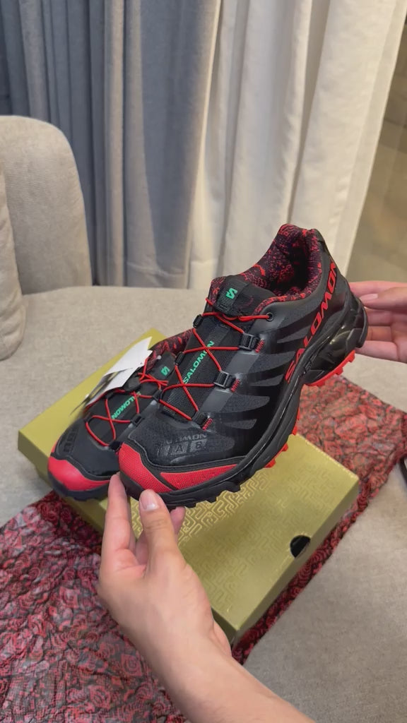 Salomón Xt-4 negro rojo